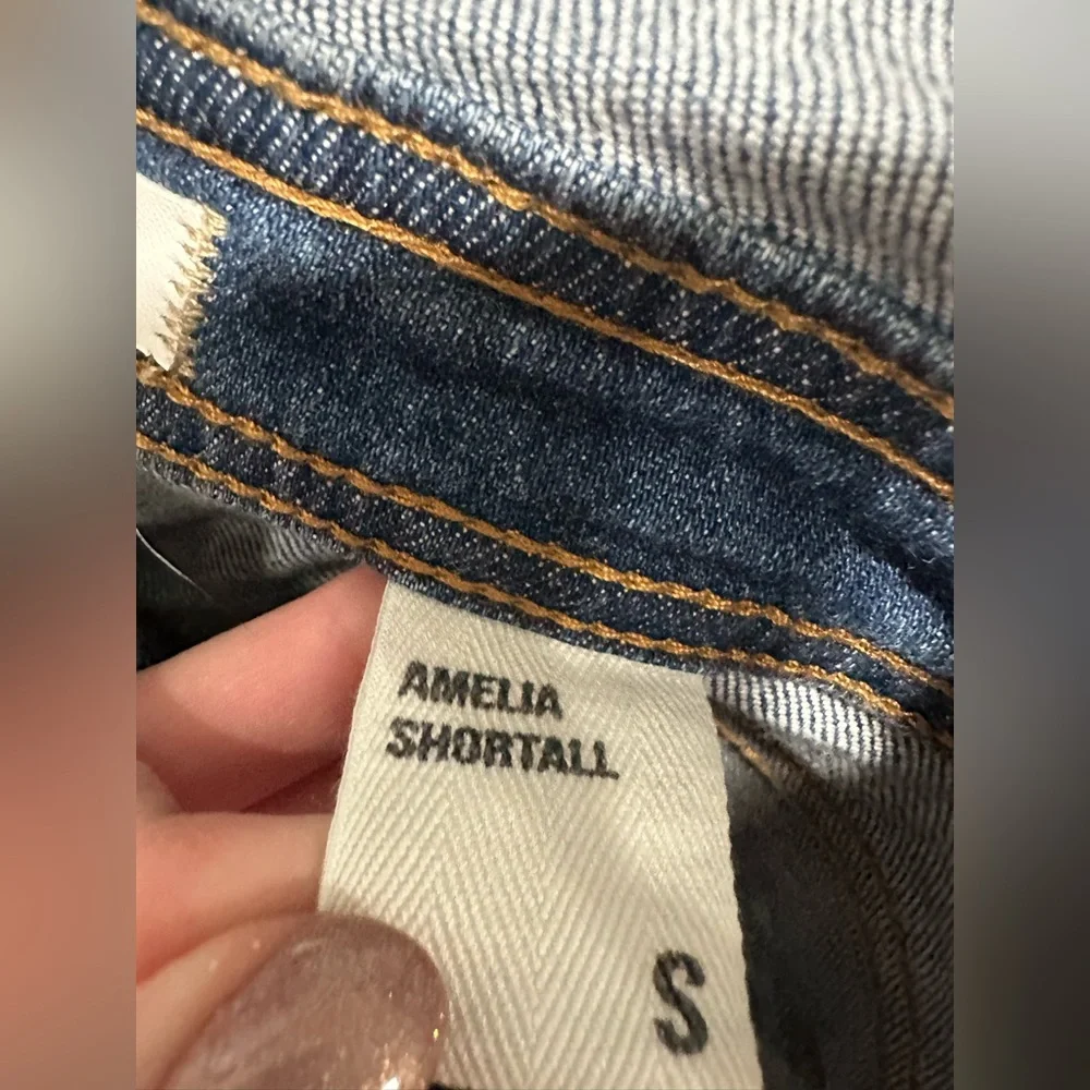 Eunina Denim Overall Shorts Size Small - Picture 4 of 6